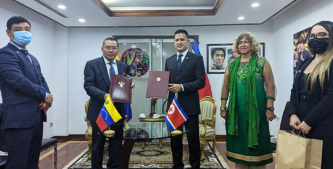 Venezuela y Corea del Norte suscriben un memorando de cooperación deportiva
