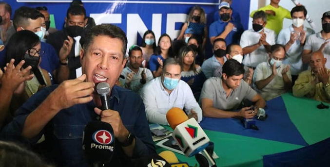 Henri Falcón denuncia que el CNE despojó a Avanza Progresista de sus autoridades legítimas