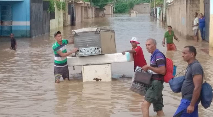 Un total de150 familias están afectadas por las lluvias en Lara