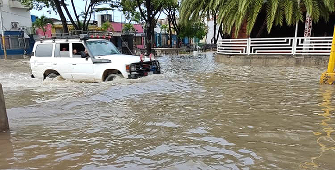 Lluvias afectan a municipios de Margarita