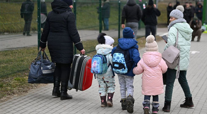 Unicef asegura que cada segundo un niño en Ucrania se convierte en refugiado