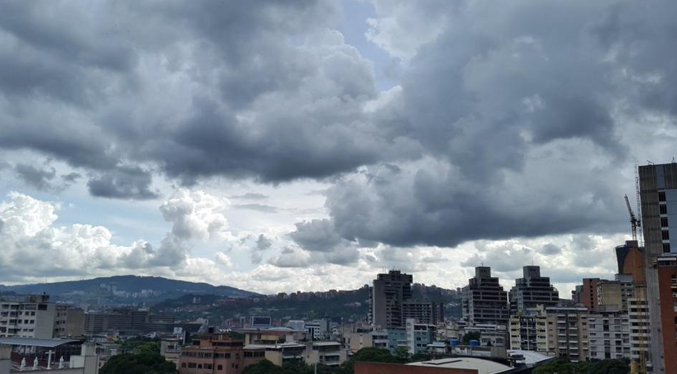 Inameh pronostica cielo parcialmente nublado en varios estados de Venezuela