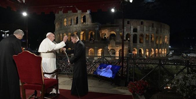 El Papa volverá a presidir el Vía Crucis en el Coliseo tras dos años de pandemia