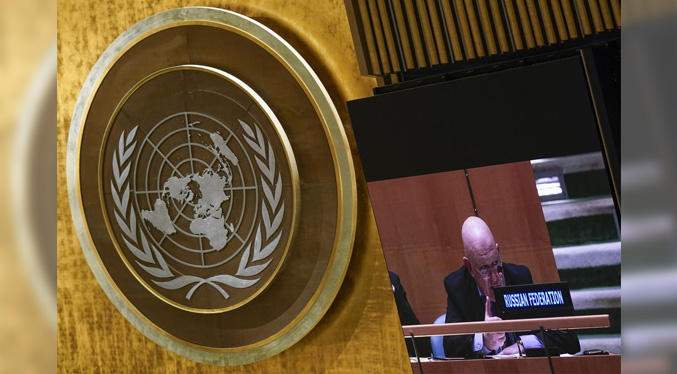 ONU aprueba resolución culpando a Rusia por crisis en Ucrania