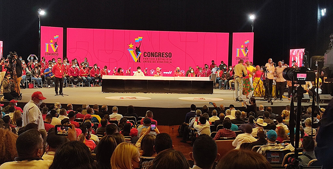 Ocho mesas de trabajo instaló el V Congreso del PSUV