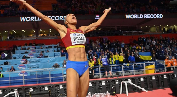 Récord de Rojas elegido momento del mes en el atletismo mundial