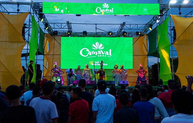 Carnavales 2022 en Maracaibo concluyen con un colorido show