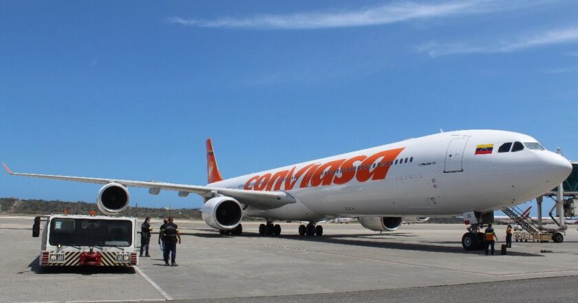 Conviasa incorpora a su flota un Airbus 340-600 para rutas de largo alcance
