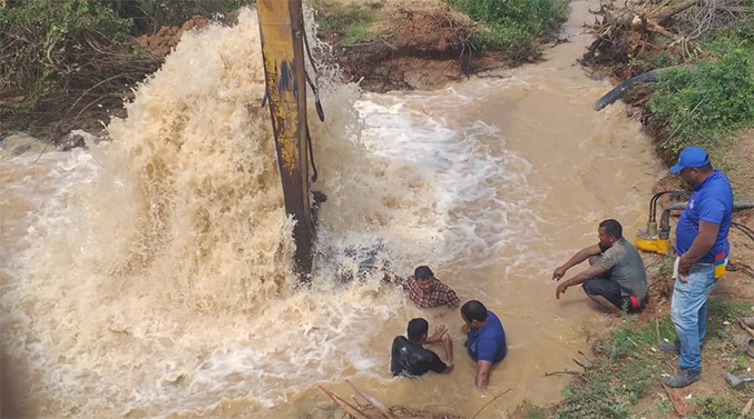 Hidrolago recupera 700 litros de agua por segundo en Tulé II al corregir averías