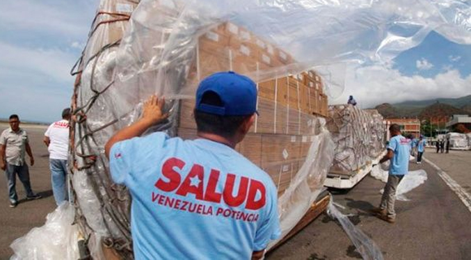 Llegan a Venezuela 69 toneladas de medicamentos de China
