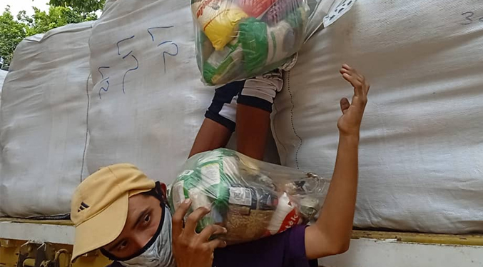 Distribuyen 328 toneladas de alimentos a familias indígenas en Mara