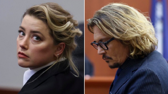 La reacción de Amber Heard en pleno juicio al escuchar un audio de Depp