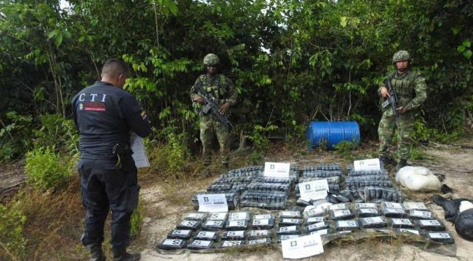 Colombia incauta más de 2,3 toneladas de cocaína al ELN en la frontera con Venezuela