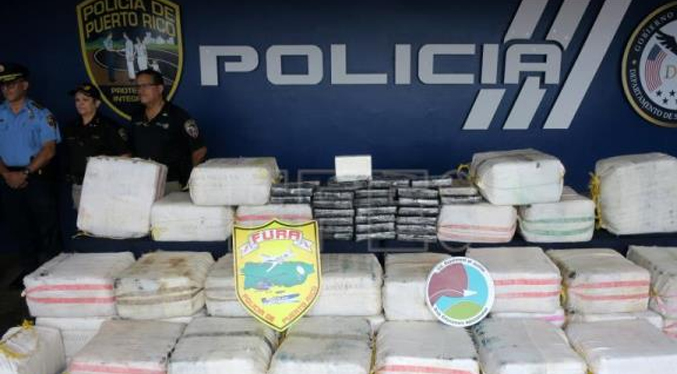 Incautan en Puerto Rico 30 bloques de cocaína