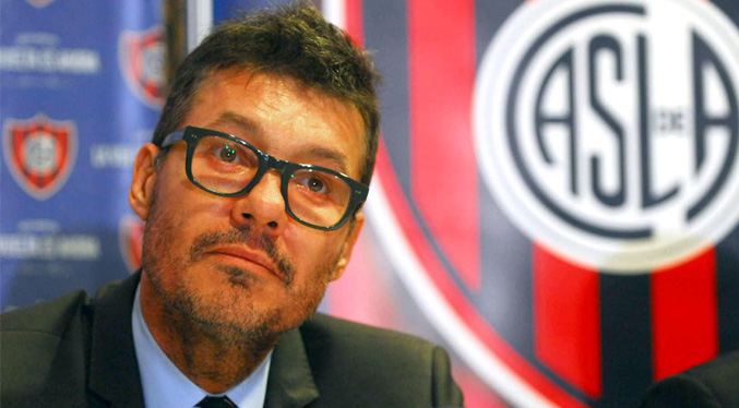 Marcelo Tinelli renunció como presidente de San Lorenzo