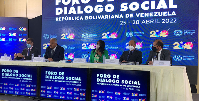OIT volverá a Venezuela en septiembre para revisar avances del diálogo social