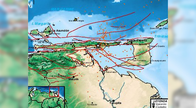 Sucre registró un temblor de 4.1 de magnitud