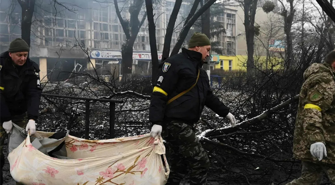 La invasión rusa a Ucrania provoca un total de tres mil 455 bajas civiles