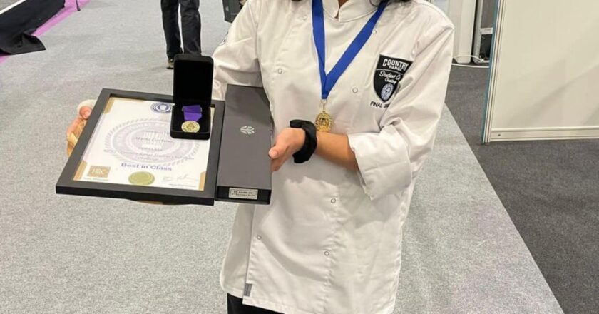 Joven venezolana gana el concurso de estudiantes de cocina más importante de Inglaterra
