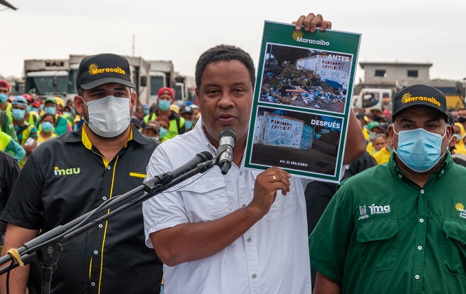 Alcalde Ramírez anuncia que pronto Maracaibo estrenará recolección de basura bisemanal
