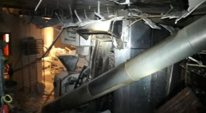 Tres personas mueren al explotar horno de panadería en Acarigua