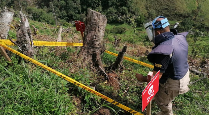 Cruz Roja registra 218 víctimas por artefactos explosivos en Colombia