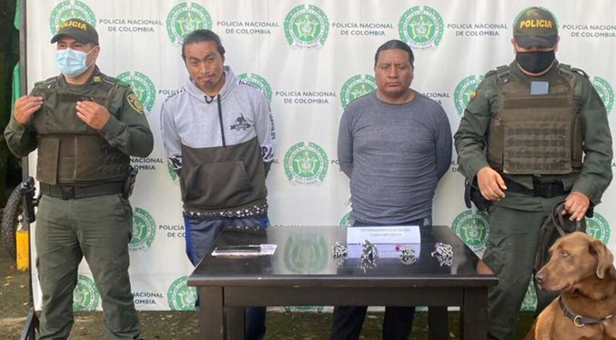 Capturan a hermanos ecuatorianos con armas y explosivos para las disidencias de las Farc