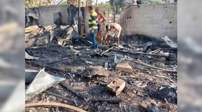 Mujer muere quemada tras salvar de incendio a sus dos hijos en Aragua