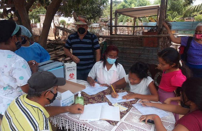 Ministerio Indígena despliega abordaje social en la parroquia Idelfonso Vásquez de Maracaibo