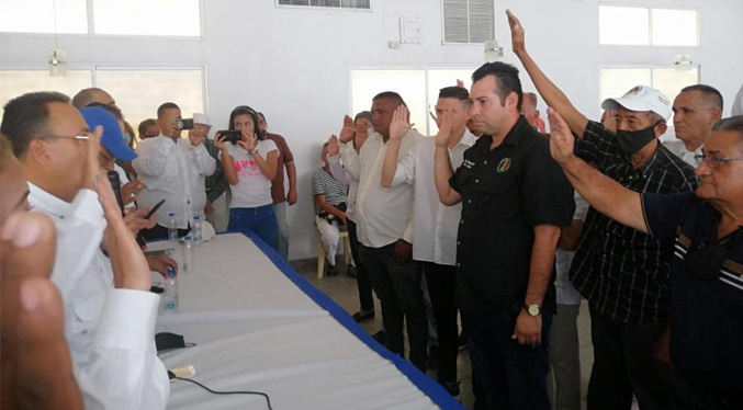 Jhoanzend Cañamo asume liderazgo de AD en el municipio Miranda