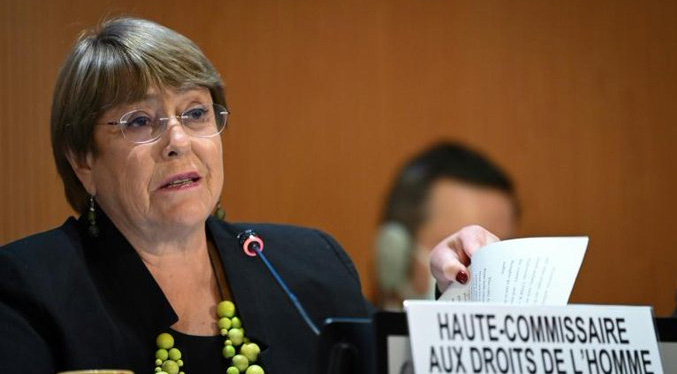 Bachelet realiza nuevas denuncias sobre violaciones de DDHH en Venezuela