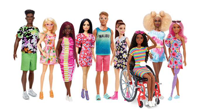 Barbie apuesta a la inclusión lanzando muñecas con prótesis y un ken con vitíligo (Fotos)