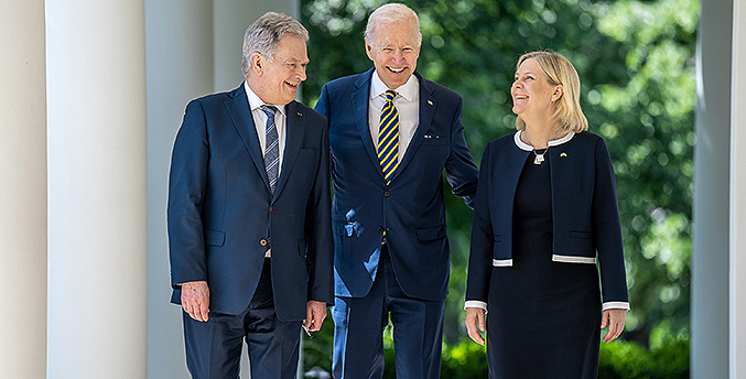 Biden: Finlandia y Suecia cumplen todos los requisitos para entrar en la OTAN