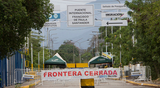 Frontera colombo-venezolana estará cerrada este 28-M