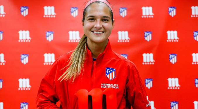 Deyna Castellanos es la mejor jugadora del Atlético de Madrid
