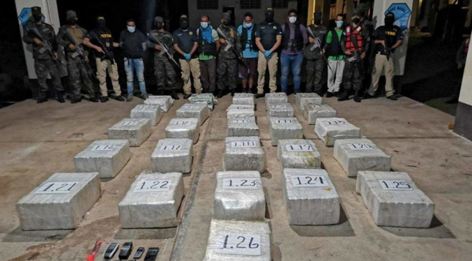 Cuatro venezolanos son condenados en Honduras por tráfico de cocaína