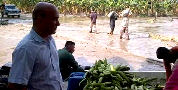 Solicitan al Ejecutivo nacional apoyo económico para los agricultores afectados por las inundaciones