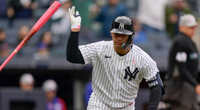 Gleyber se viste de héroe en victoria de Yankees sobre Rangers (Video)