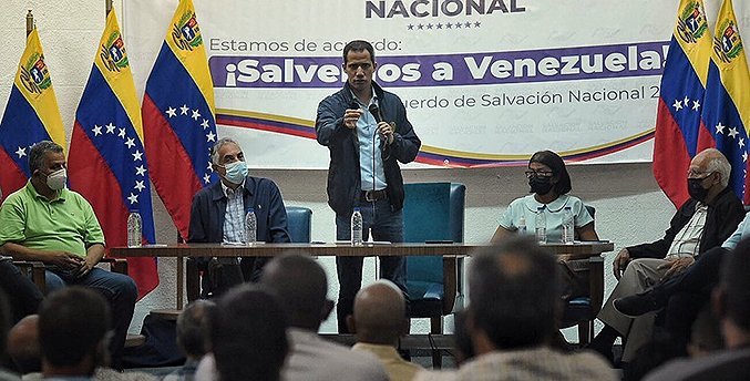 Guaidó pide a sindicatos fortalecer la unidad para lograr elecciones «libres»