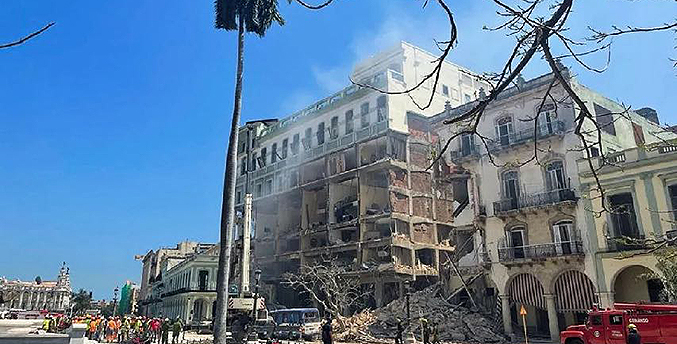 Doce personas siguen hospitalizadas tras explosión del hotel Saratoga