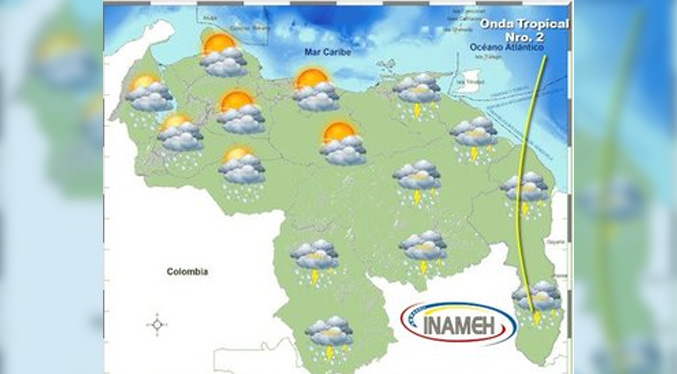 Inameh pronostica lluvias y lloviznas para sur de Zulia