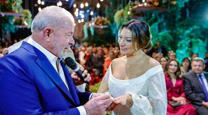 Lula da Silva celebra el tercer matrimonio