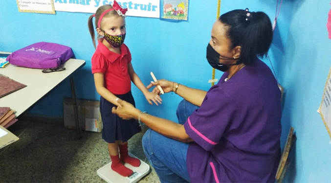 Inician evaluación nutricional a niños de la sede principal de la Fundación Niño Zuliano 
