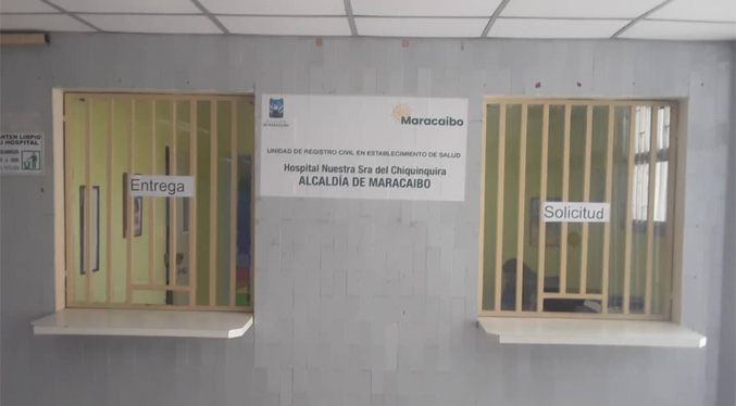 Alcaldía de Maracaibo reubica Unidad de Registro Civil del Hospital Chiquinquirá