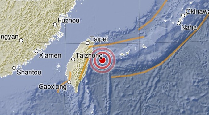 Terremoto de magnitud 6,3 sacude a la isla de Taiwán (Video)