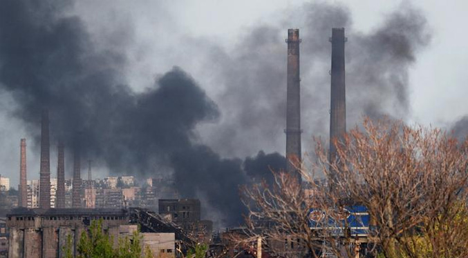 Rusia niega asalto a acería ucraniana Azovstal de Mariúpol