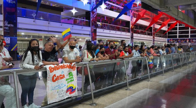 Más de 200 venezolanos regresan desde Perú con el Plan Vuelta a la Patria