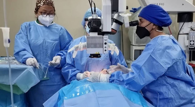 Plan quirúrgico en el Sahum atiende a 15 pacientes oftalmológicos
