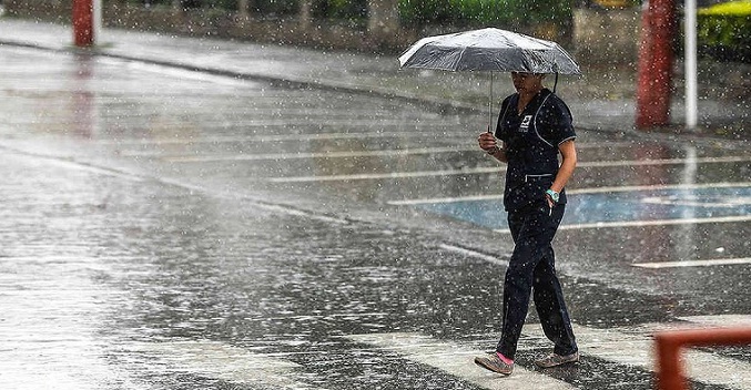 Inameh pronostica lluvias con descargas eléctricas en gran parte del país