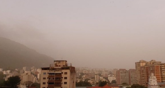 Polvo del Sahara se mantendrá en Venezuela las próximas 36 horas
